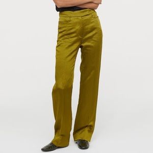 H&M Premium Olive Green Dress Pants size 4